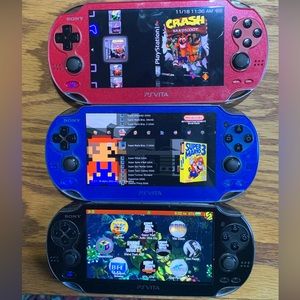 Ps vita system with games
